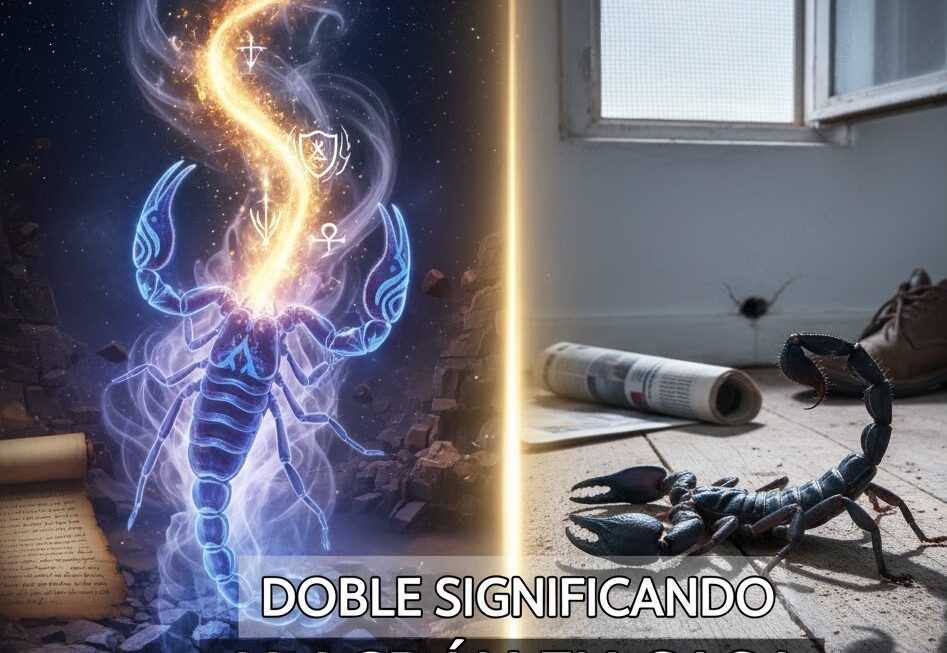 que significa que un alacran llega a tu casa