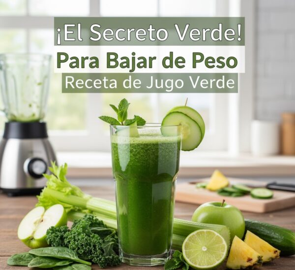 Baja de Peso y Sentirte Increíble! Tu Receta de Jugo Verde
