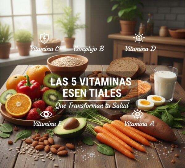 Las 5 Vitaminas Esenciales que Transforman tu Salud y Multiplican tu Energía