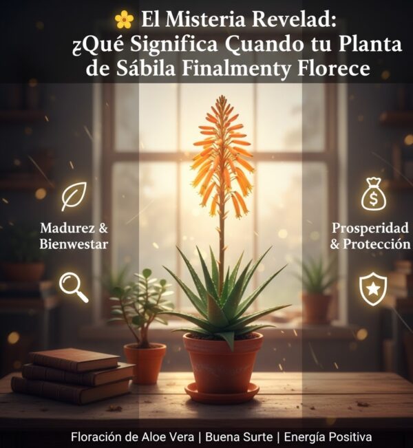 ¿Qué Significa Cuando tu Planta de Sábila Finalmente Florece?