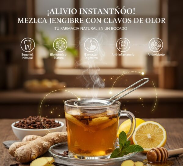 Mezcla Jengibre con Clavos de Olor y Desbloquea un Poder Medicinal