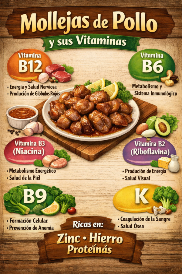 Mollejas de Pollo: El Superalimento Olvidado Lleno de Vitaminas